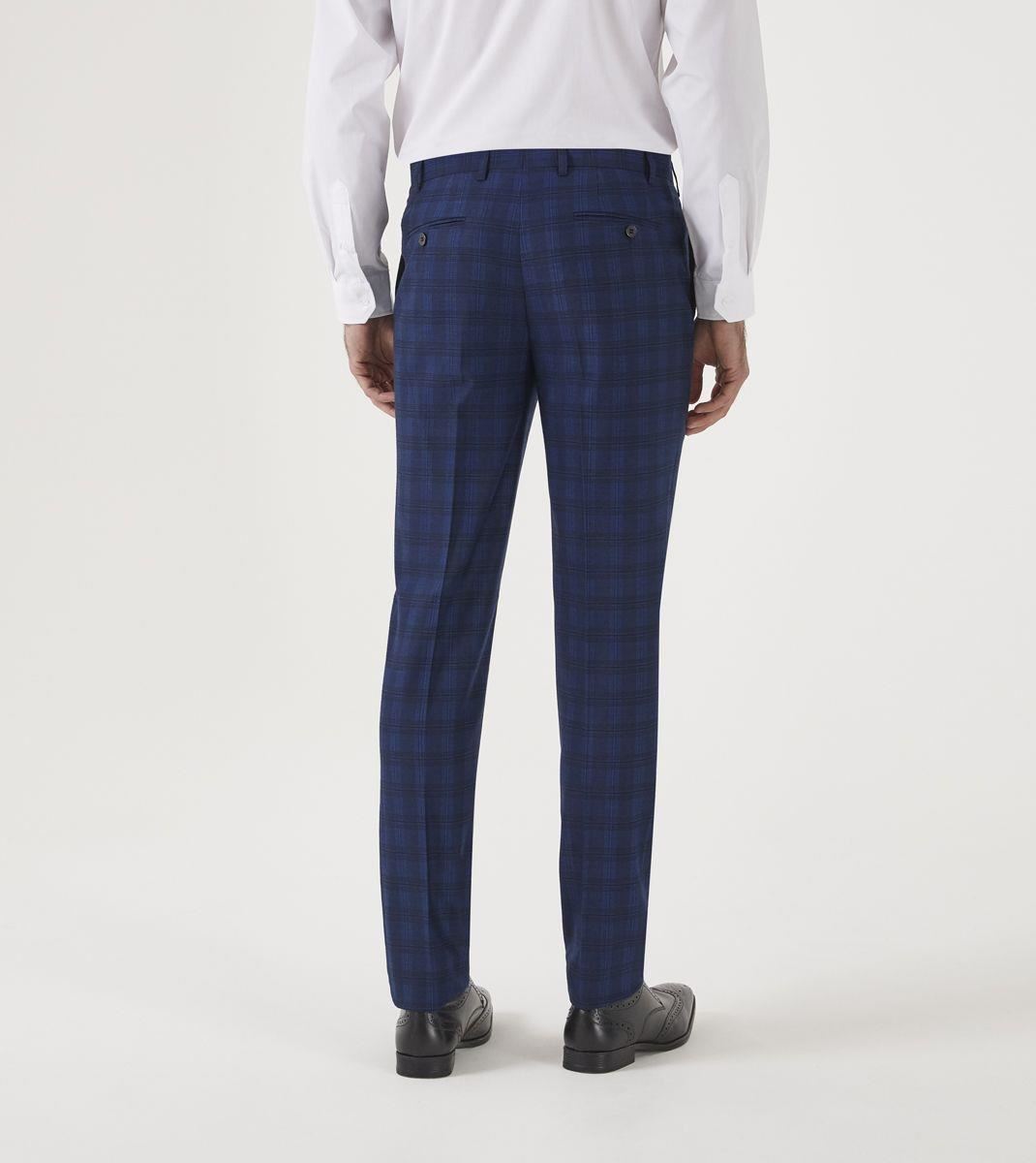 Skopes Men's Felix Suit Slim Suit Fit Trouser in Blue Waist 30 to 38