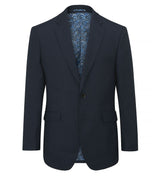 Skopes Tailored Fit Harcourt Suit Jacket For Men in Navy Ink Tweed Effect, 36S-62L
