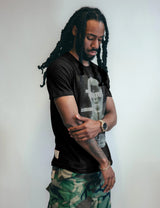 'Saint' T-Shirt in Black