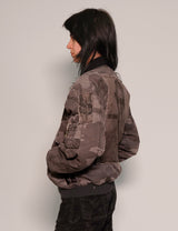MA-1 Patched Bomber in Grey Camo