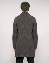 IMMORTAL Silverstone Frock Coat - Grey & White