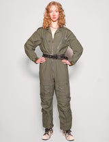 Party Back Jumpsuit in Khaki