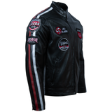 LSS3 Men's Racing Biker Jacket - Black