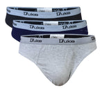 Duke London Men's 3 Pack Jersey Cotton Briefs Size 1XL-10XL