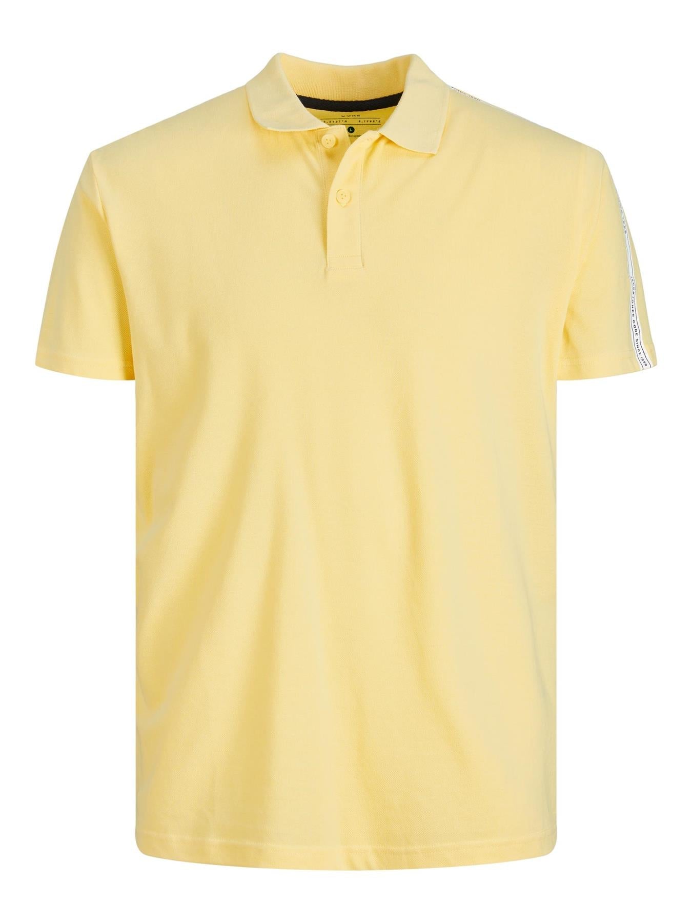 Jack & Jones (12240695) Men's JCOSPIRIT Tape Polo in 4 Color Options 1XL to 6XL