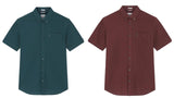 Ben Sherman Big Size Signature Oxford Short Sleeve Shirt For Men in 2 Colours, 2XL-5XL