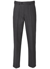 SKOPES Mens Extra Tall Wool Blend Formal Trousers in Charcoal (Wexford)