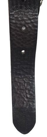 Wrangler Men Leather Belt With Self Pattern in Brown Size XS - XXL