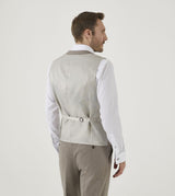 Skopes Jodrell Waistcoat For Mens MM10065 in Stone, 52R to 62R
