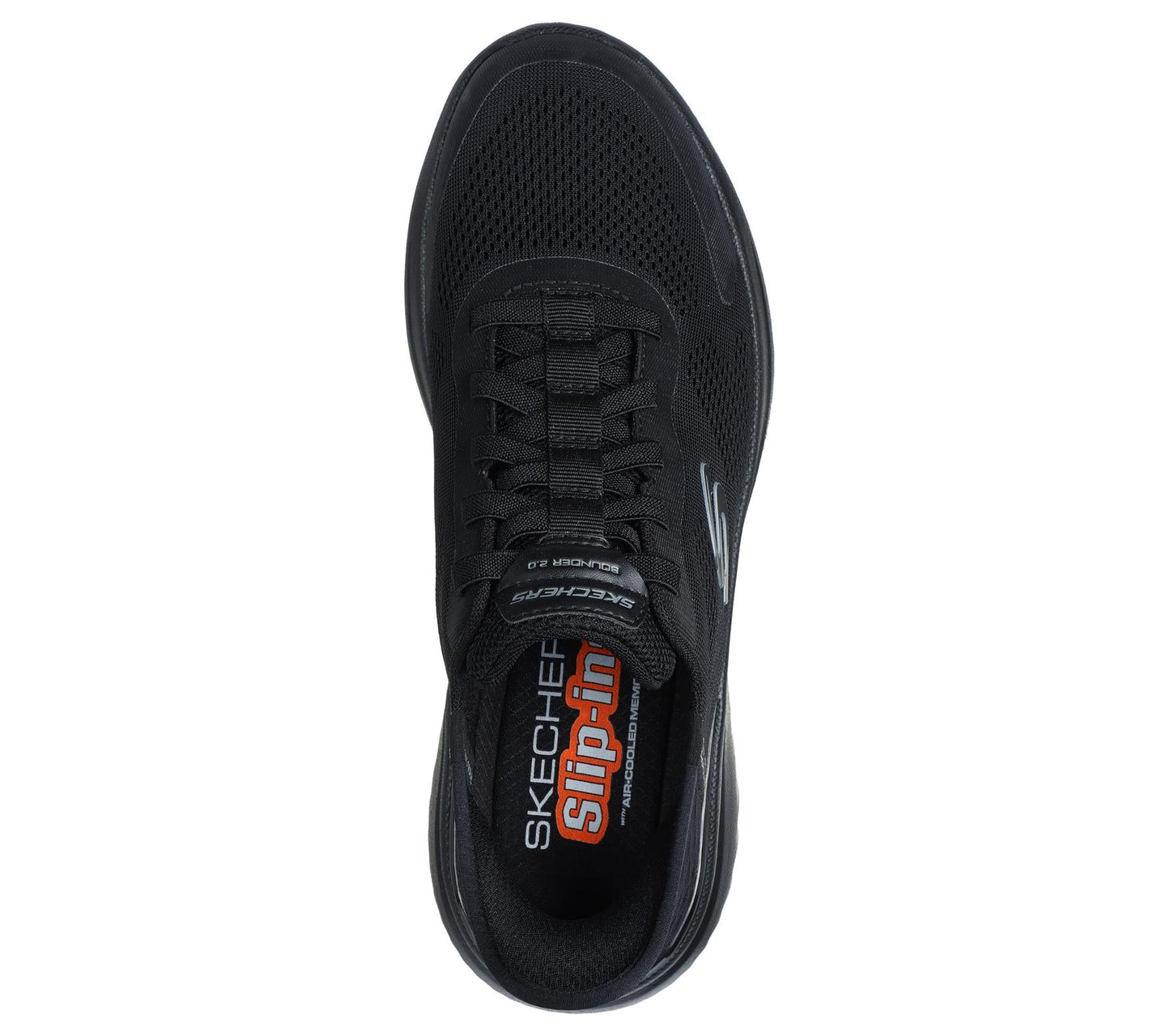 Skechers Slip On Sneaker Shoe For Men Bounder 2.0 Emerged Slip-Ins in Black/Black, 5.5-13