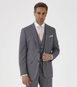 Skopes Men's Tailored Fit Harcourt Jacket in Silver 34 Short to 68 Long
