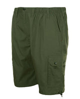 Espionage Men's Medium Length Pure Cotton Cargo Shorts (042)