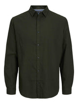 Jack & Jones Twill Checked Shirt With Long Sleeves For Men (JJEGINGHAM) in 5 Colours, L-XL