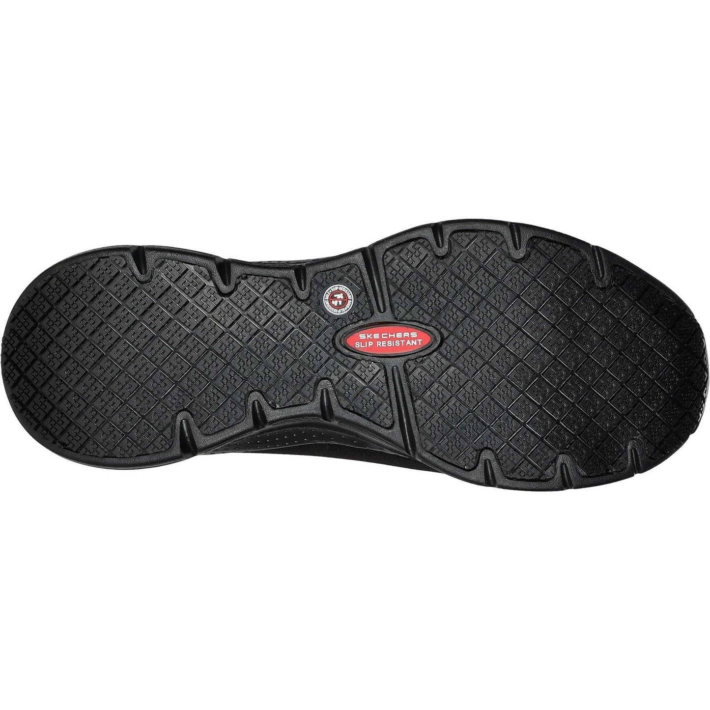 Skechers Men Trainers - Arch Fit Sr Ringstap Safety in Black, 6-12 - GARS200086EC