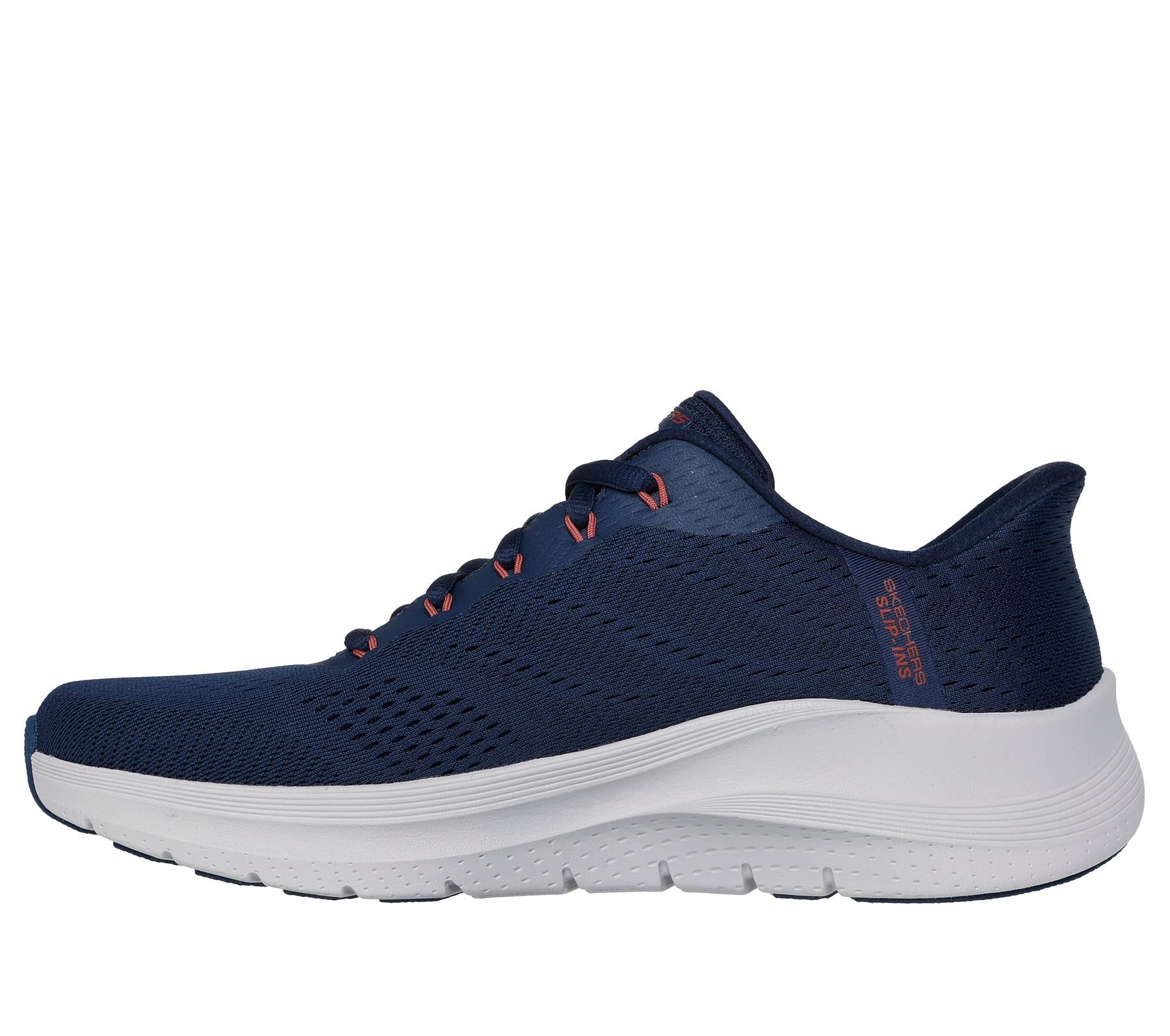 Skechers Slip On Shoe For Men Arch Fit 2.0 Lestur Slip-Ins in Navy/Red, 5.5-15