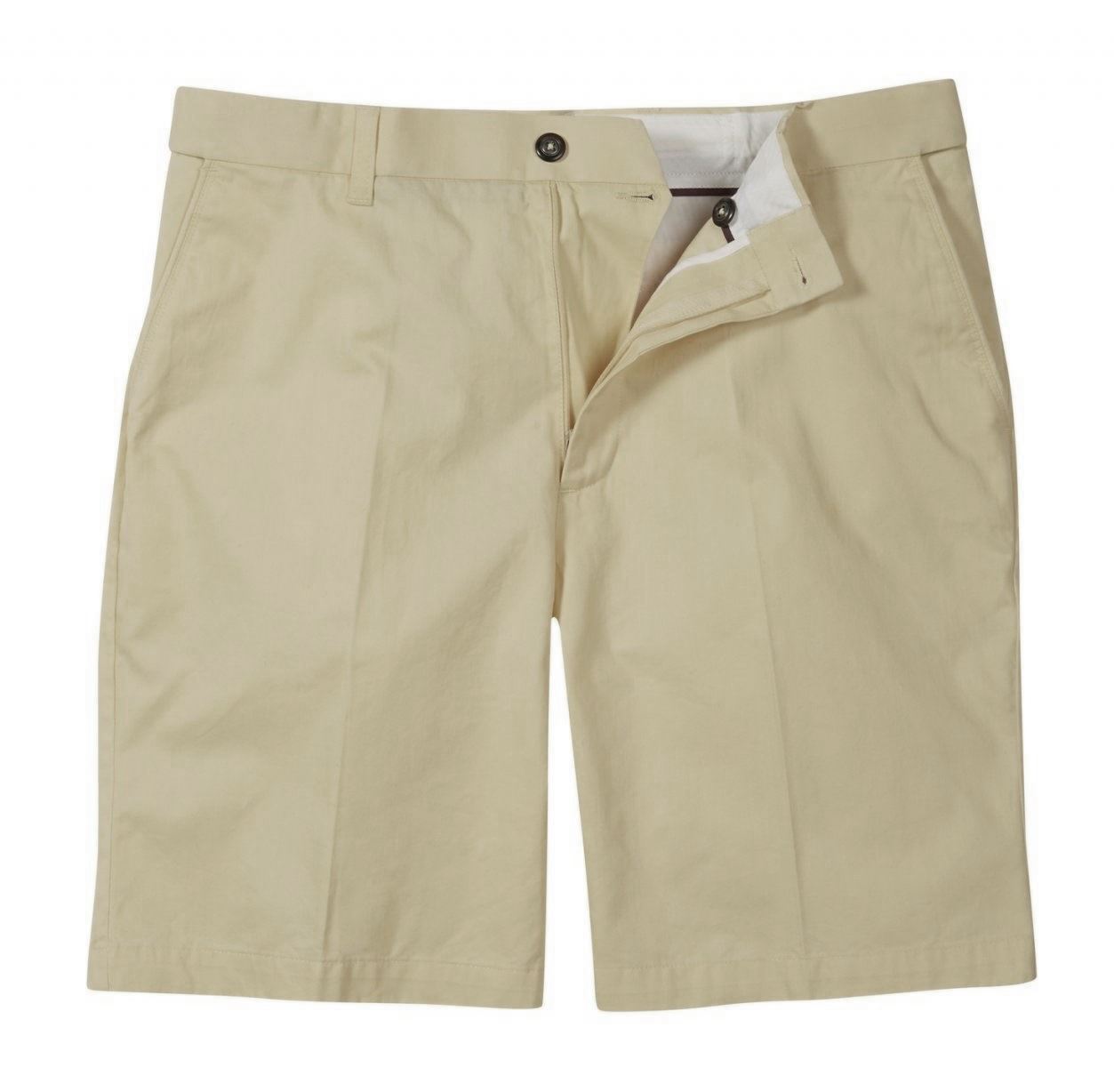 SKOPES PURE COTTON FLEXI WAIST BUDE CHINO SHORTS IN WAIST 32 TO 62, 3 COLOR OPTIONS