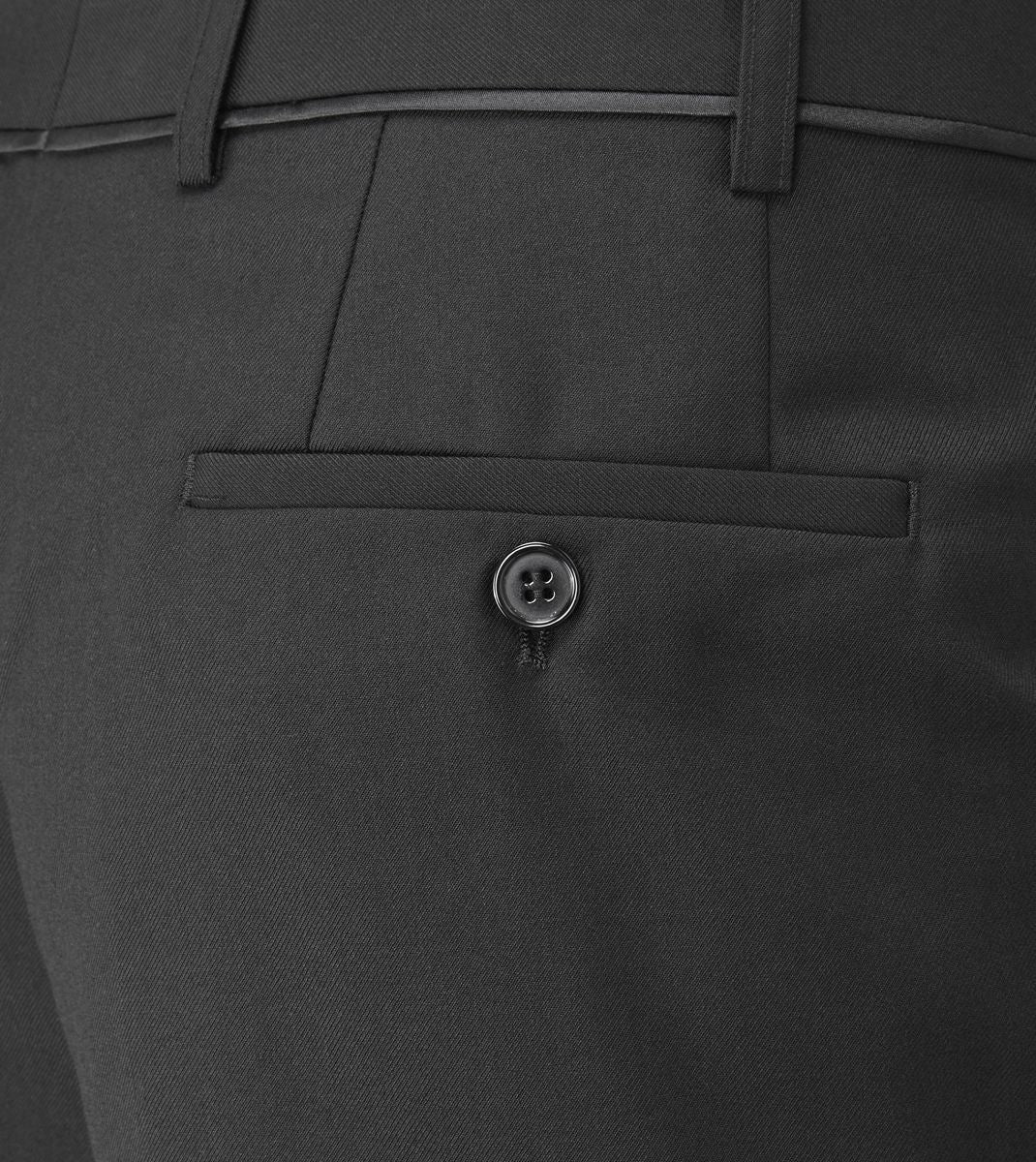 Skopes Sinatra Dinner Suit Slim Trouser For Men's in Black, 34W to 50W