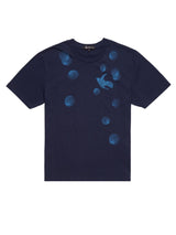 Ben Sherman (0071394IL) Men's Geo Bird Print T-Shirt in Marine 2XL to 5XL