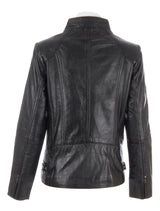 OBFQ Women's Biker Jacket - Black