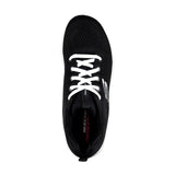 Skechers (GAR12615) Women's Graceful Get Connected Sports Shoe in Black/White 3 to 8