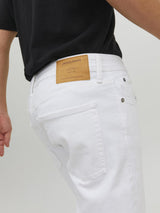 Jack & Jones Slim Fit Jeans For Men (JJIGLENN JJORIGINAL MF 221 SN) in White, 31W