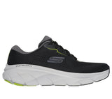 Skechers Lace Up Walker Shoe For Men D'Lux Walker 2.0 Swave in Black/Lime, 5.5-14