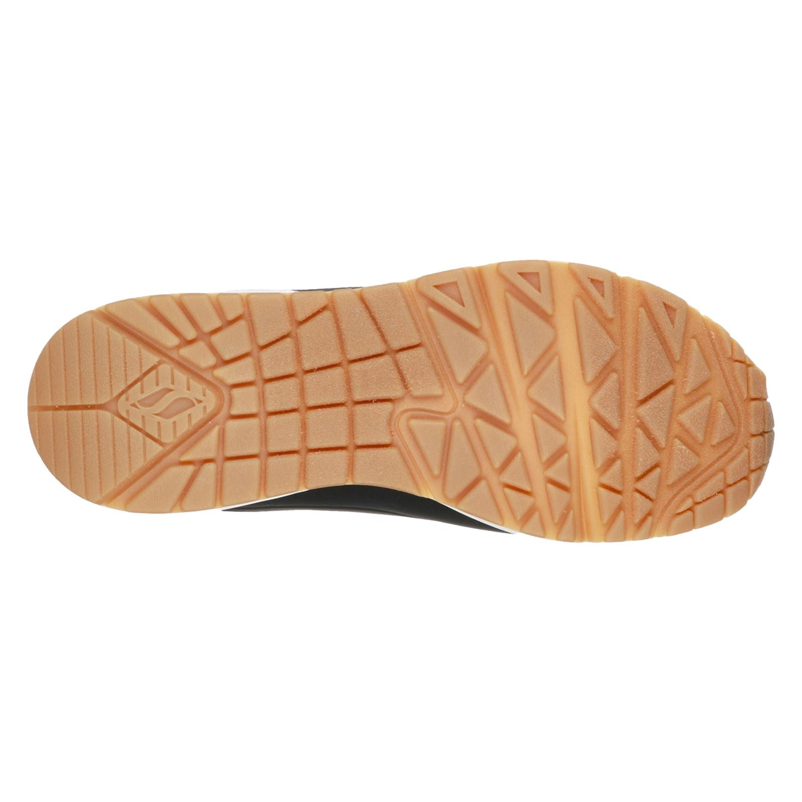 Skechers (GAR73690) Ladies Sports Uno Stand On Air in Black and White Size 2-8