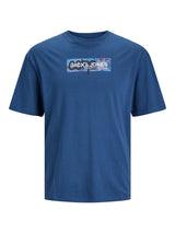 Jack & Jones Plus Men's JCOAOP Short Sleeve Crew Neck T-Shirt 3 Colours, 1XL to 6XL