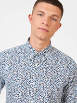 Ben Sherman Ditsy Floral Print Shirt for Mens 0074125IL in White, 2XL-5XL
