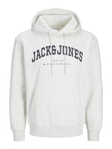 Jack & Jones Sweatshirt Hoodie For Men (JJECALEB VARSITY) in 5 Colours, L-XL