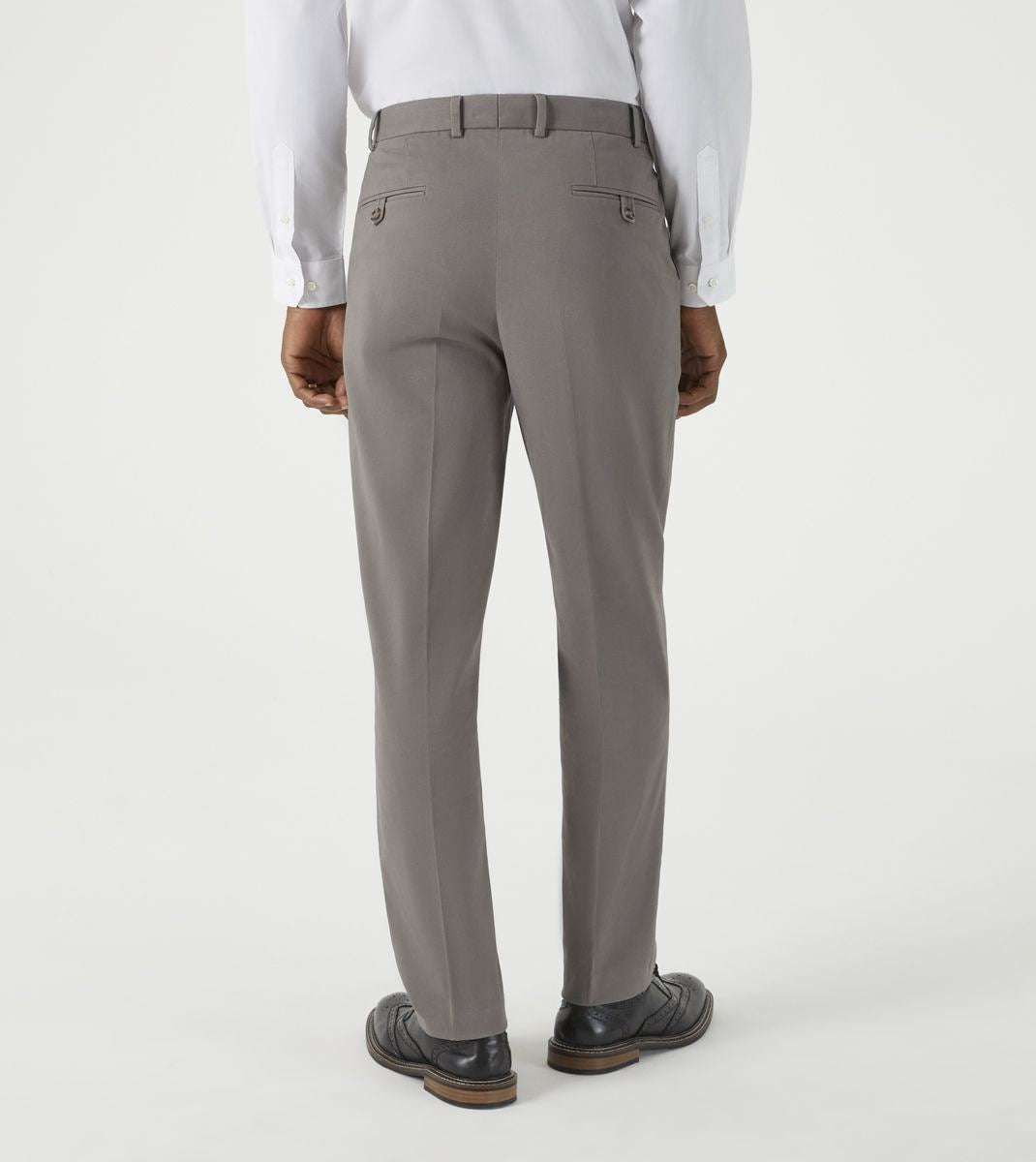 Skopes Antibes Tailored Fit Chino For Men in Steel Grey, 30W to 52W