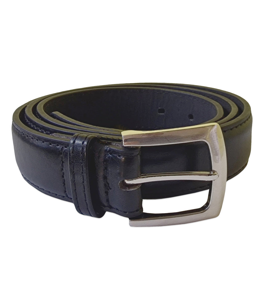 DUKE LONDON SQUARE BUCKLE PLAIN BELT (KS9045) 3CM WIDE IN WAIST SIZE 42 TO 64