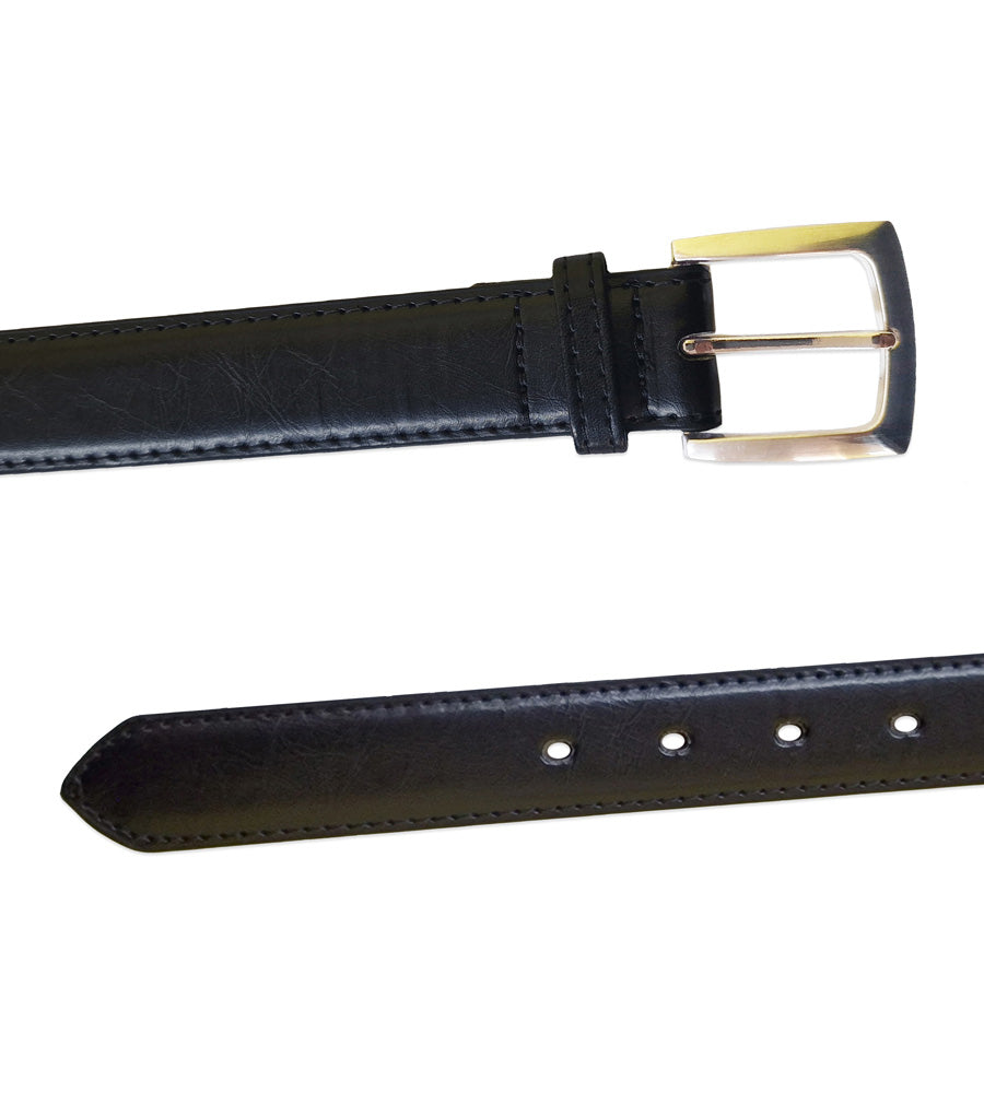 DUKE LONDON SQUARE BUCKLE PLAIN BELT (KS9045) 3CM WIDE IN WAIST SIZE 42 TO 64