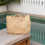 Nico Raffia Tote Bag
