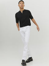 Jack & Jones Slim Fit Jeans For Men (JJIGLENN JJORIGINAL MF 221 SN) in White, 31W