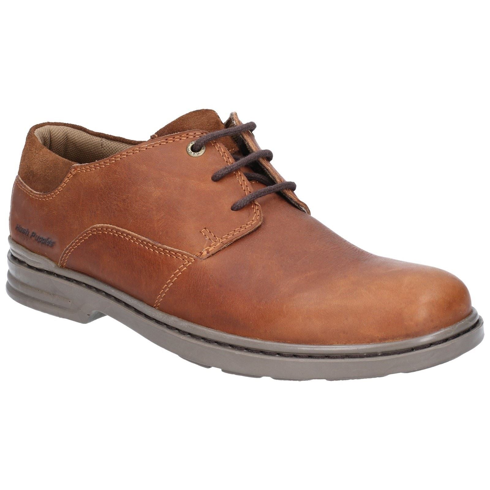 Hush Puppies Max Hanston Classic Lace Up Dress Mens Shoes in Brown