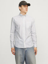 Jack & Jones Oxford Shirt With Long Sleeves For Men (JPRBLUBROOK) in 8 Colours, L-XL