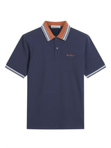 Ben Sherman House Collar Polo Shirt For Men in Dark Navy, 2XL-5XL
