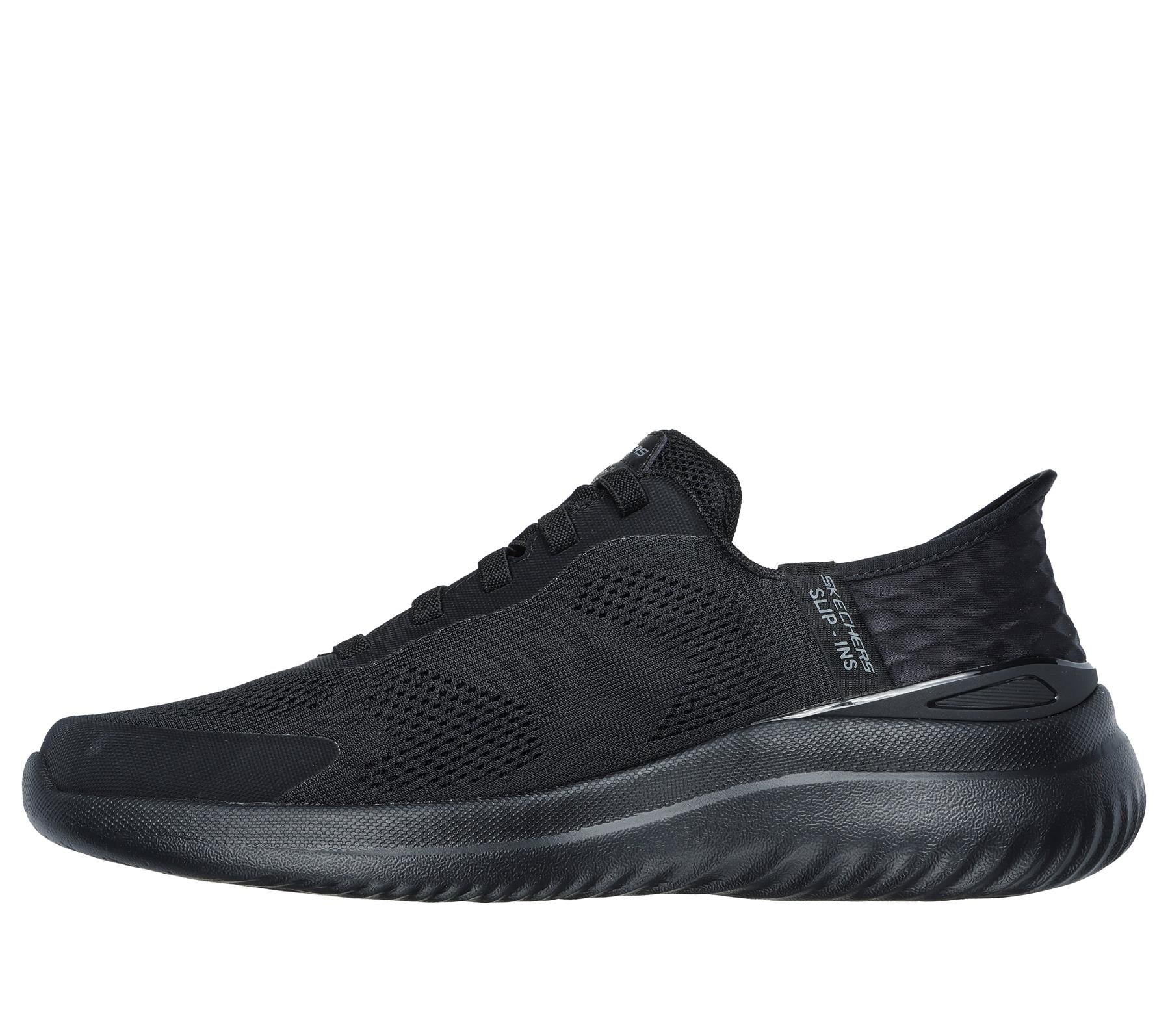 Skechers Slip On Sneaker Shoe For Men Bounder 2.0 Emerged Slip-Ins in Black/Black, 5.5-13