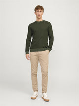 Jack & Jones Knit Crew Neck With Long Sleeves For Men (JJEGLOBE) in 6 Colours, L-XL