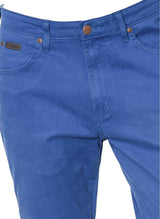 Wrangler Arizona Stretch Soft Chino Trouser in Twilight Blue Chino Waist 36 to 44