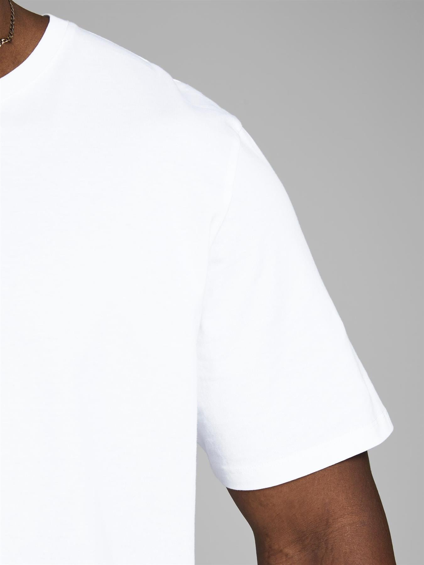 Jack & Jones Mens Plus Size Organic Cotton Basic Tee