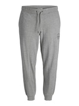 Jack & Jones Plus Size Men's Gordon Shark Sweat Pant With Ribbed Cuffs And Logo in 40-54, 3 Colours