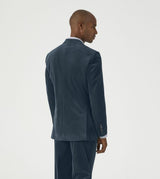 Skopes Atkinson Suit Tailored Fit Jacket For Men in Teal Blue Corduroy, 34S to 62L