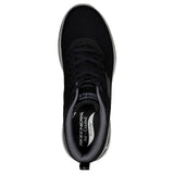 Skechers (GAR216254) Men's Go Walk Arch Fit Clinton Trainers in Black/Grey 6 to 12