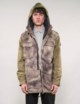 IMMORTAL Hooded Desert Parka in Camo & Khaki