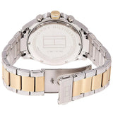 Tommy Hilfiger Men’s Watch Stainless Steel Silver And Gold Strap With White Dial 1791226