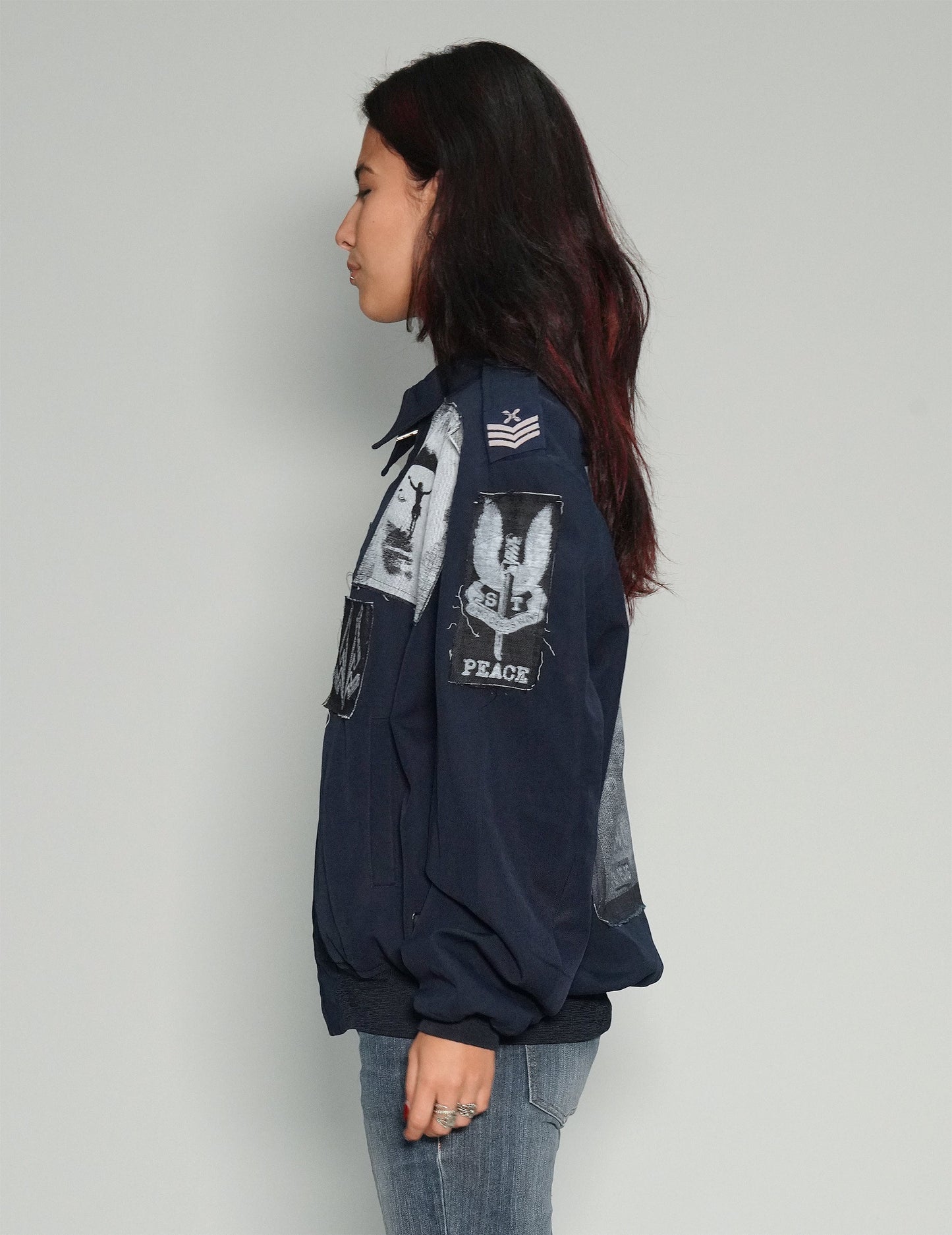Patched RAF Jacket