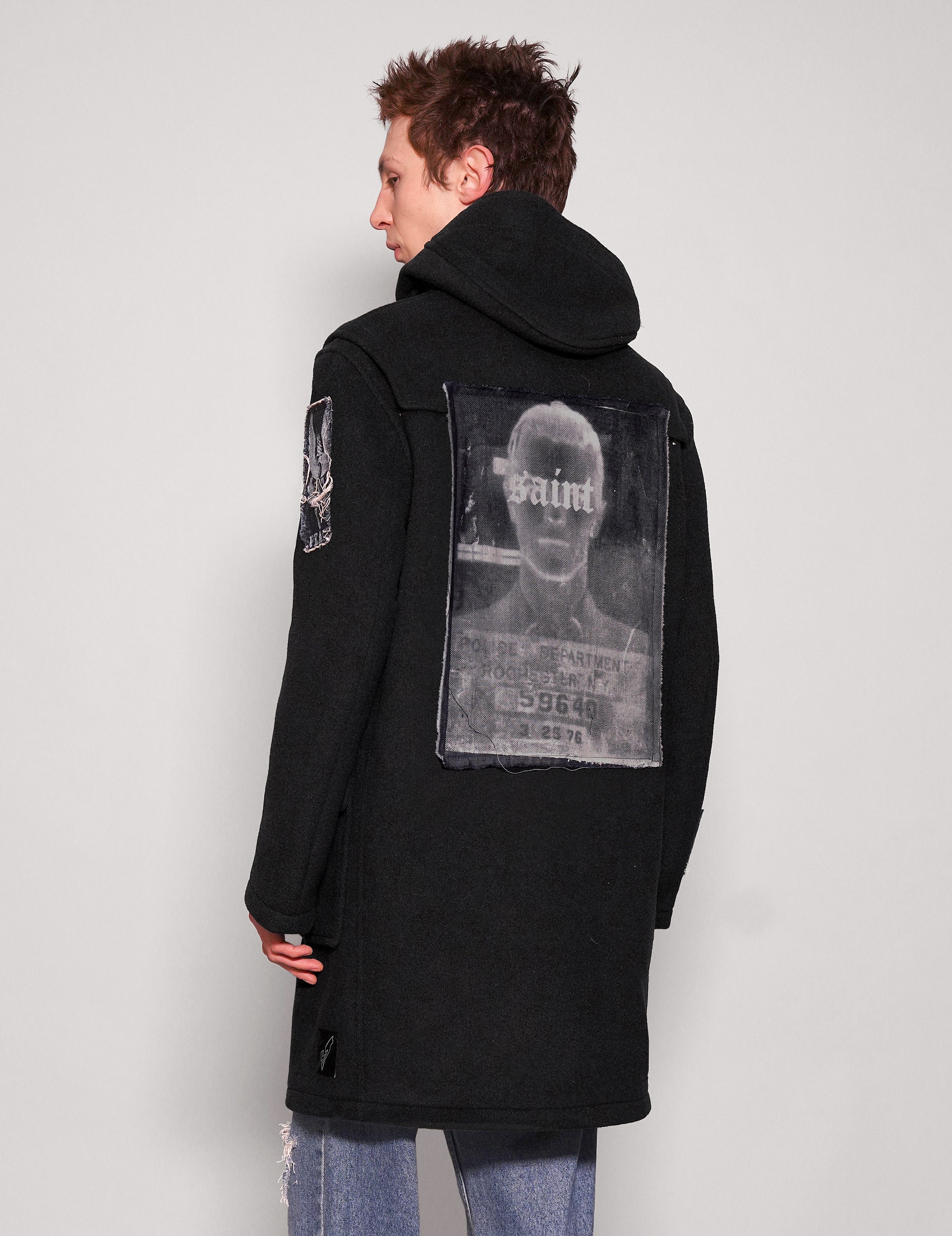 ST Patched Hooded Duffel Coat