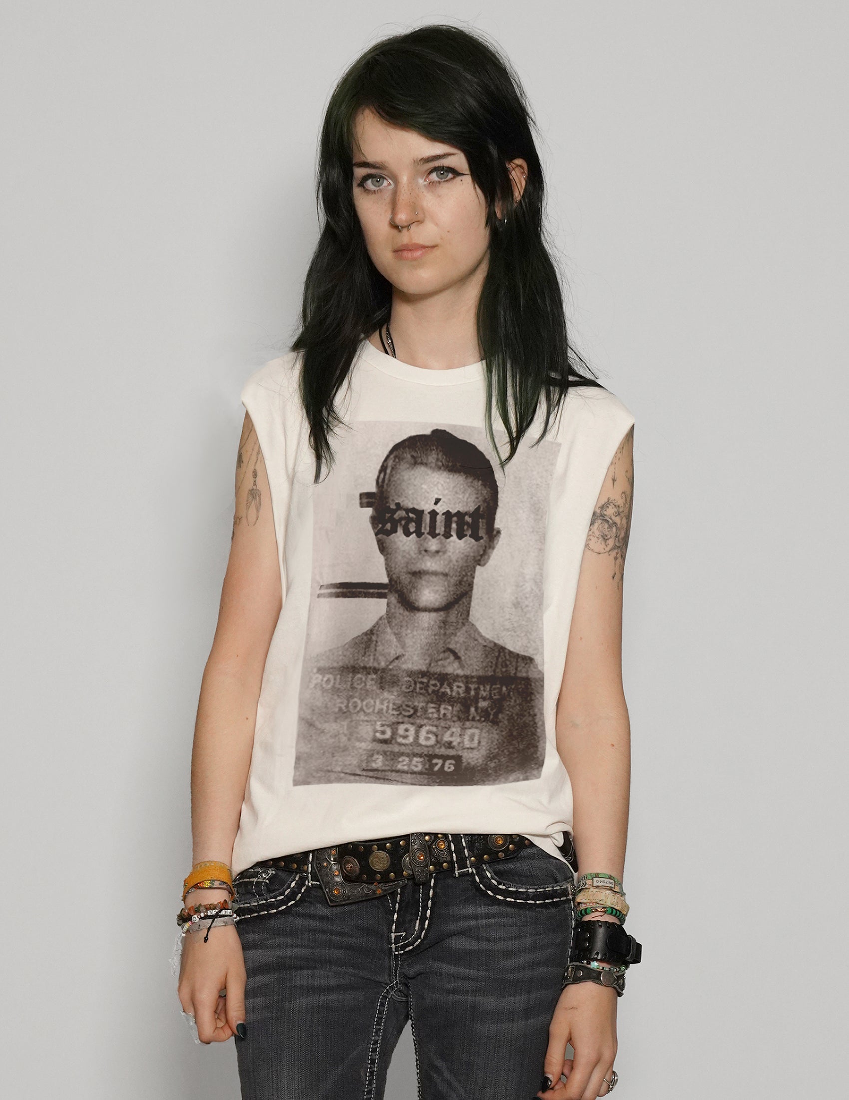 'Saint' Vest in Ecru